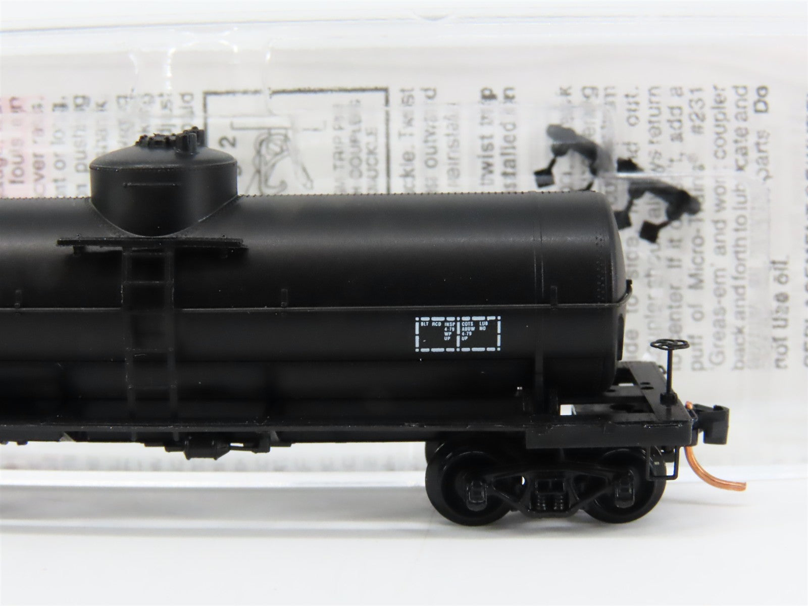 N Scale Micro-Trains MTL 65550 WPMW Western Pacific 39' Single Dome Tank Car RTR