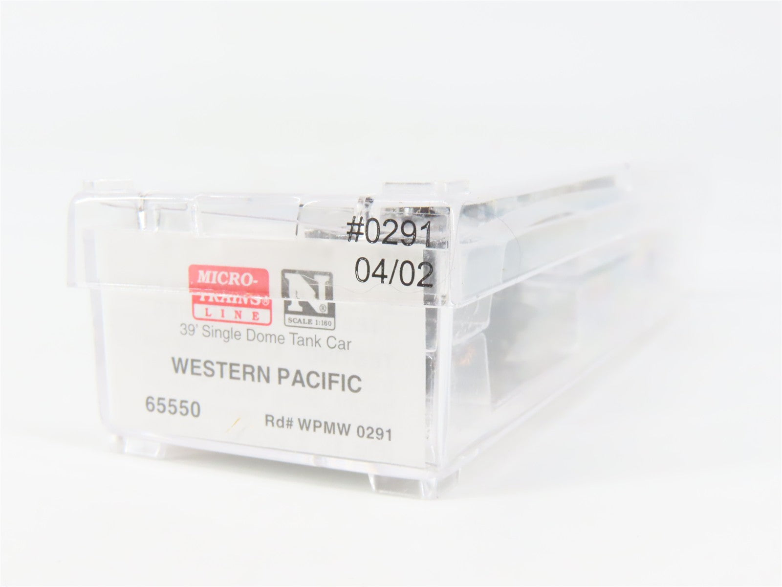 N Scale Micro-Trains MTL 65550 WPMW Western Pacific 39' Single Dome Tank Car RTR