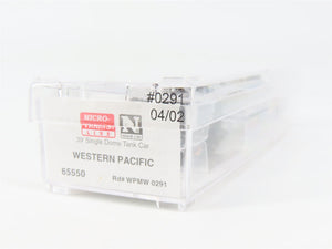 N Scale Micro-Trains MTL 65550 WPMW Western Pacific 39' Single Dome Tank Car RTR