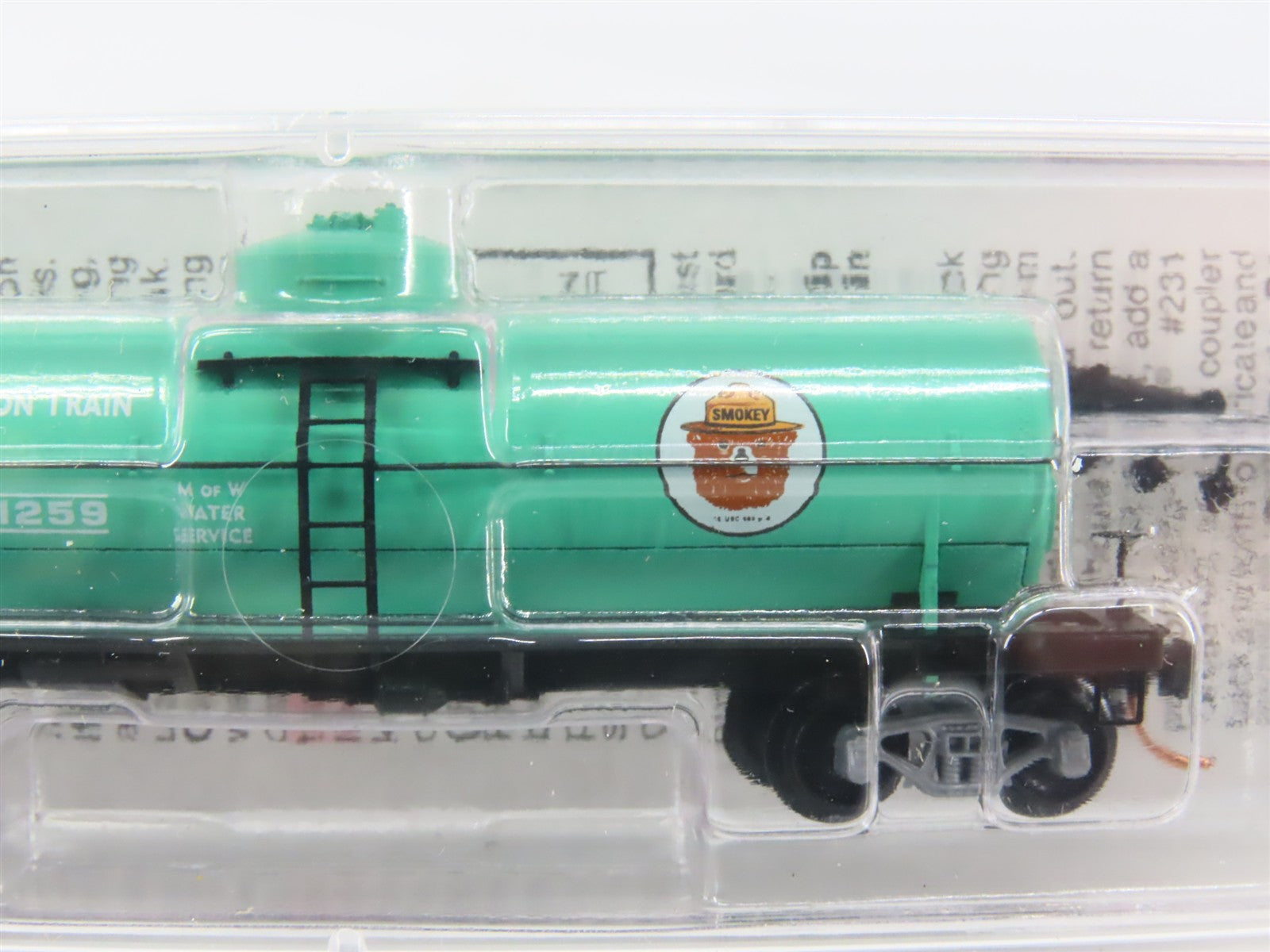 N Scale Micro-Trains MTL 65540 FP Fire Prevention Train 39' Tank Car X101259 RTR
