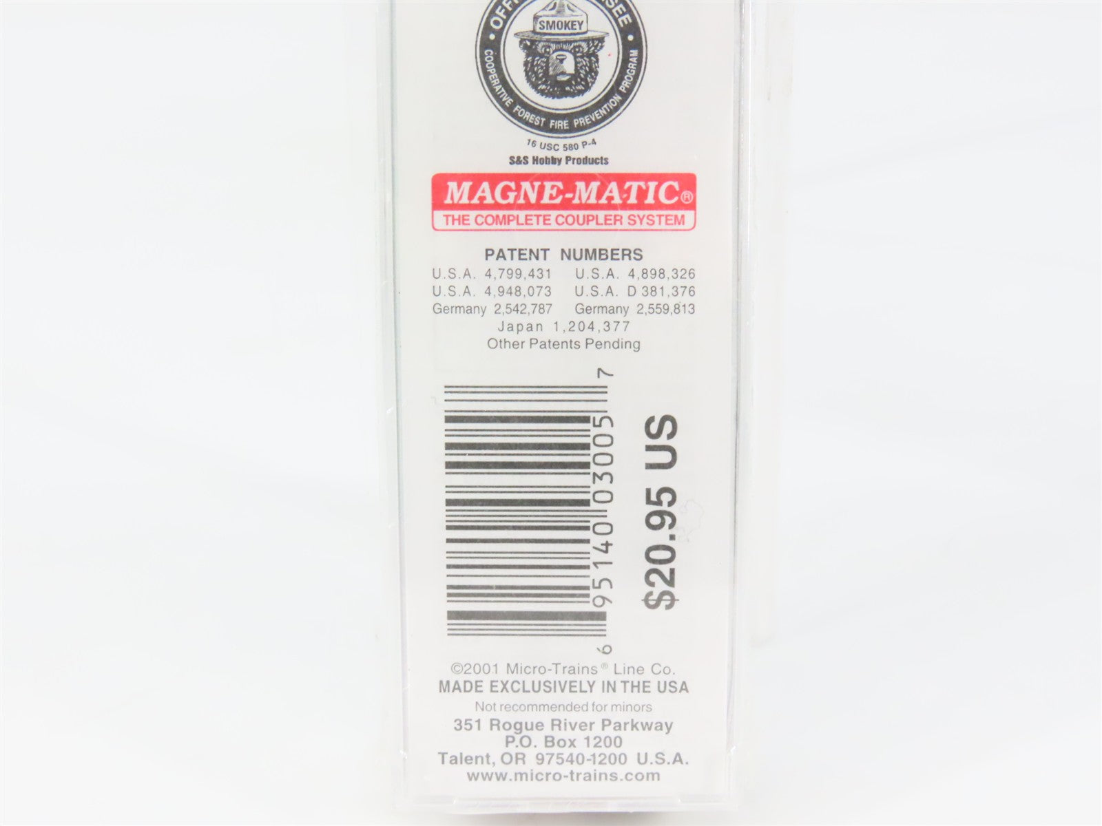 N Scale Micro-Trains MTL 65540 FP Fire Prevention Train 39' Tank Car X101259 RTR