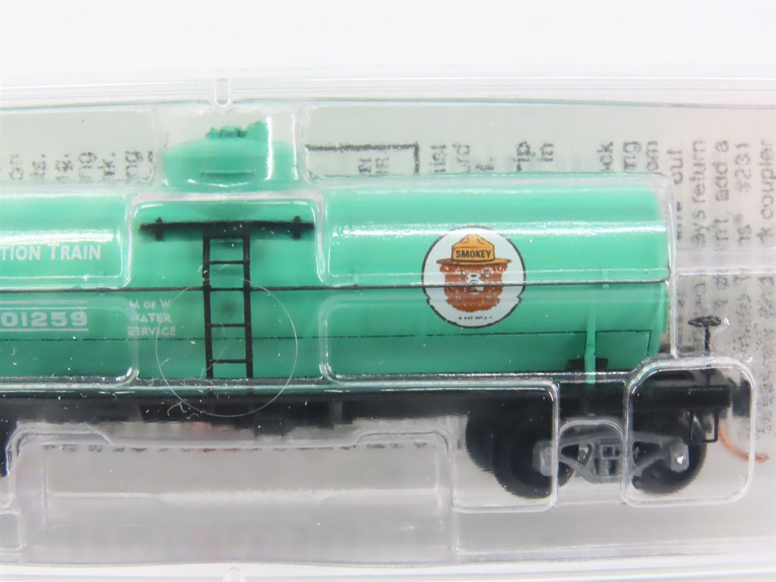 N Scale Micro-Trains MTL 65540 FP Smokey Bear 39' Single Dome Tank Car RTR