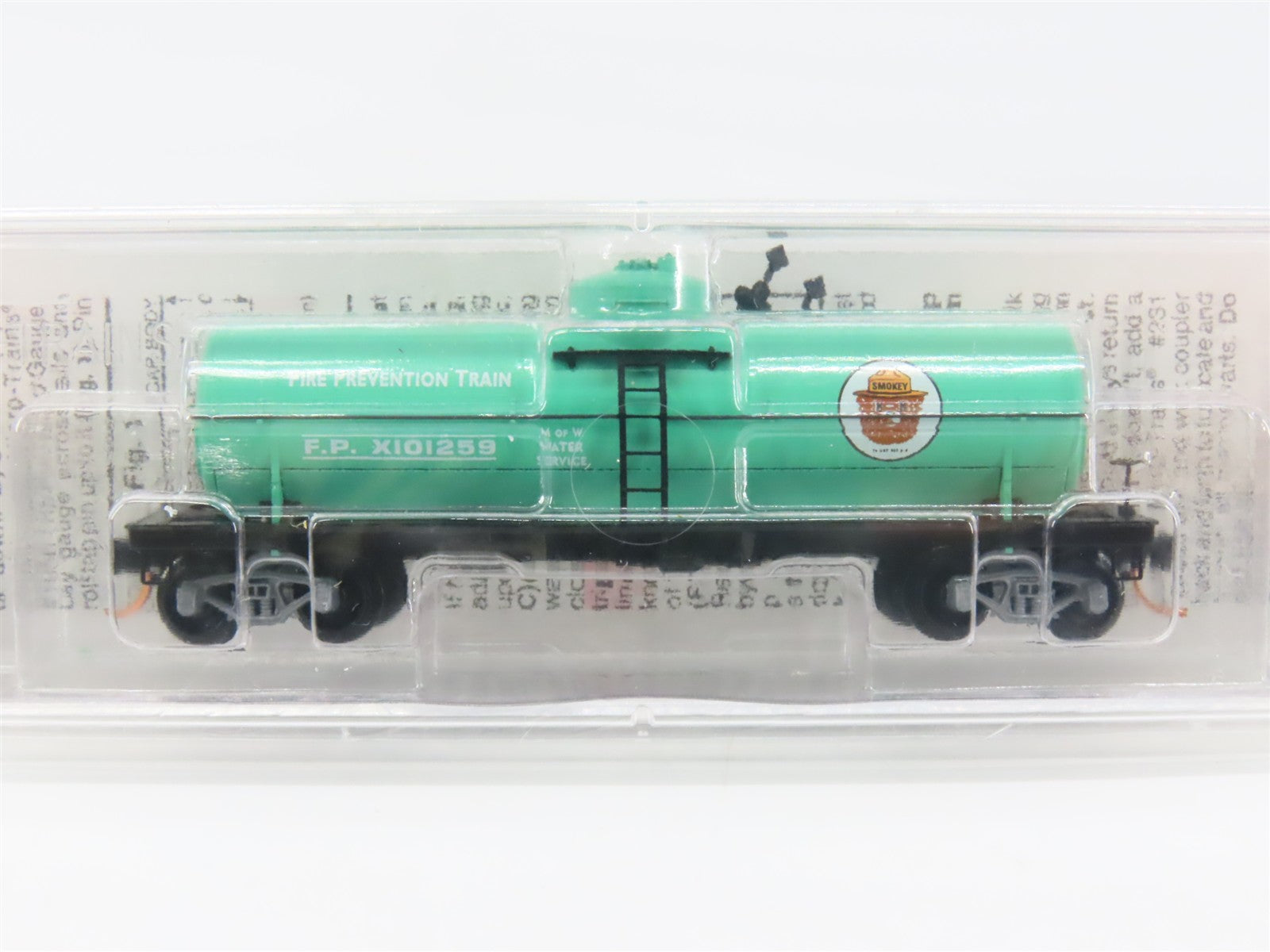 N Scale Micro-Trains MTL 65540 FP Smokey Bear 39' Tank Car X101259 RTR