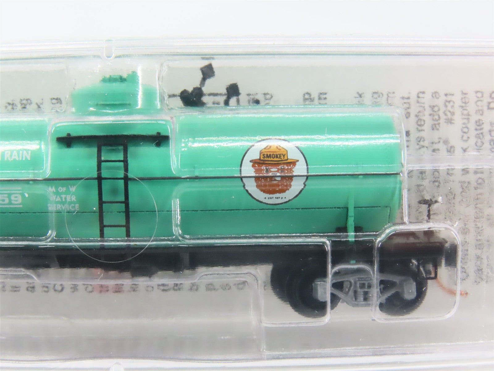 N Scale Micro-Trains MTL 65540 FP Smokey Bear 39' Tank Car X101259 RTR