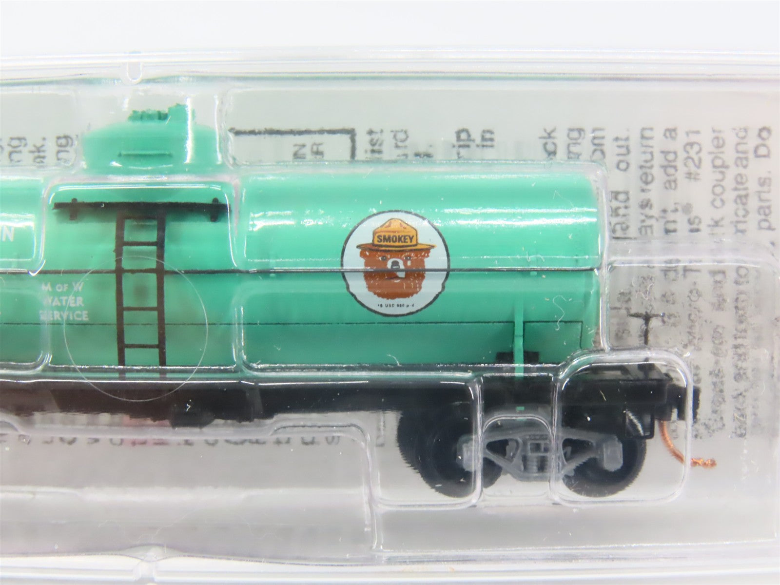 N Scale Micro-Trains MTL 65540 F.P. Fire Prevention Train 39' Tank Car RTR