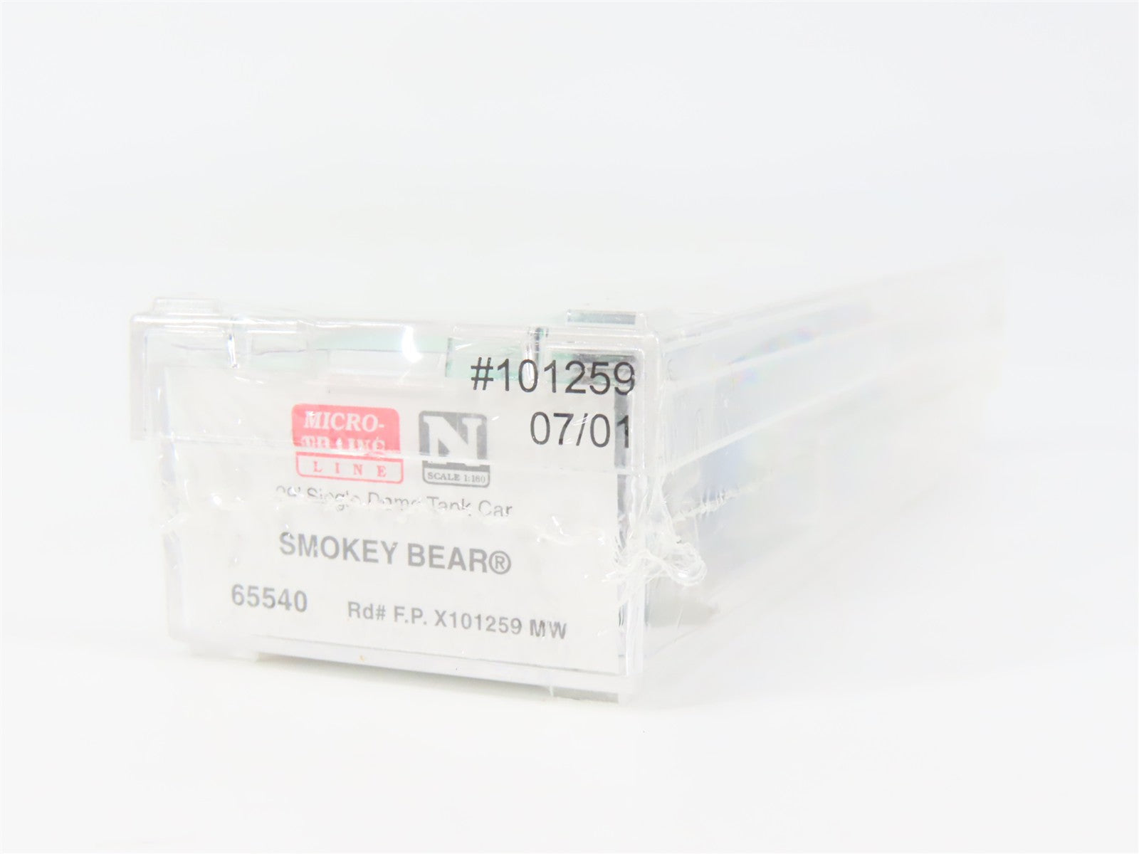 N Scale Micro-Trains MTL 65540 F.P. Fire Prevention Train 39' Tank Car RTR
