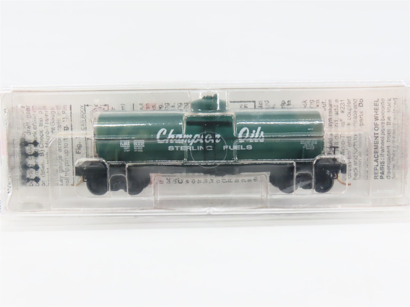 N Scale Micro-Trains MTL 65490 Champion Oils - Sterling Fuels 39' Tank Car RTR