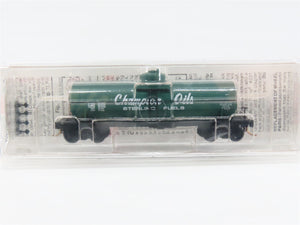 N Scale Micro-Trains MTL 65490 Champion Oils - Sterling Fuels 39' Tank Car RTR