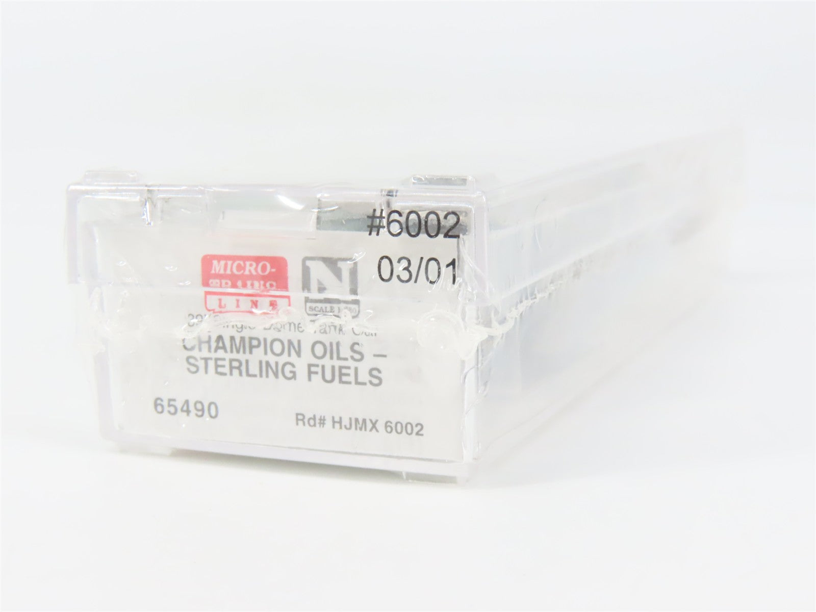 N Scale Micro-Trains MTL 65490 Champion Oils - Sterling Fuels 39' Tank Car RTR