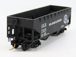N Scale Micro-Trains MTL 55170 D&H Delaware & Hudson 33' 2-Bay Hopper 7215 RTR