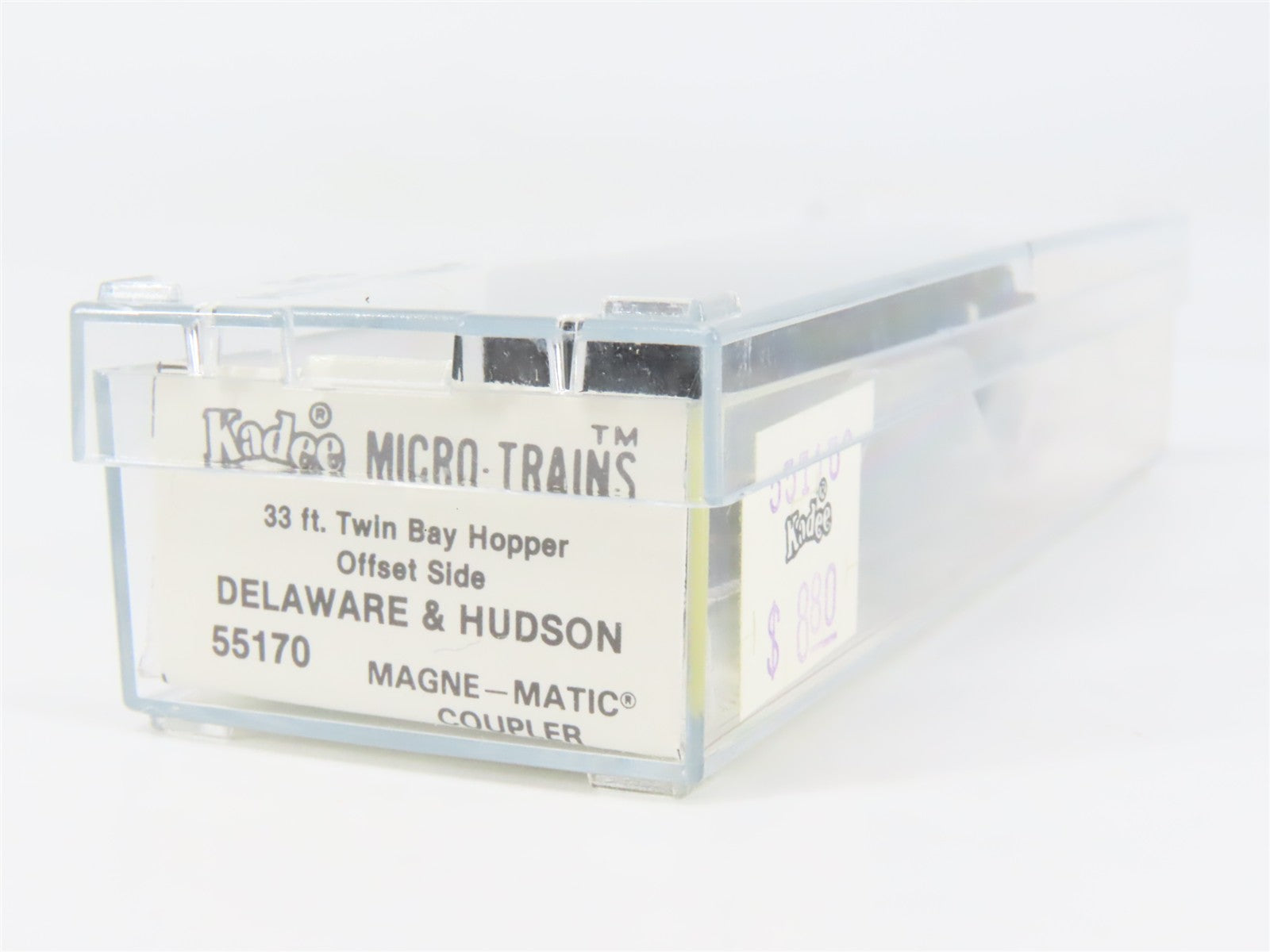 N Scale Micro-Trains MTL 55170 D&H Delaware & Hudson 33' 2-Bay Hopper 7215 RTR