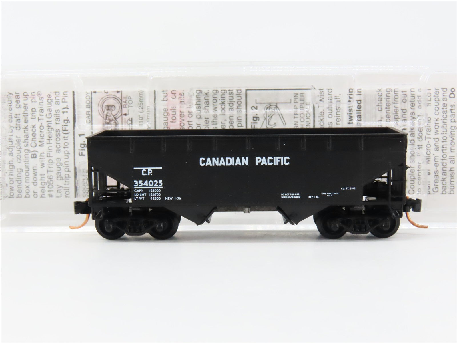 N Scale Micro-Trains MTL 55150 CP Canadian Pacific 33' 2-Bay Hopper 354025 RTR