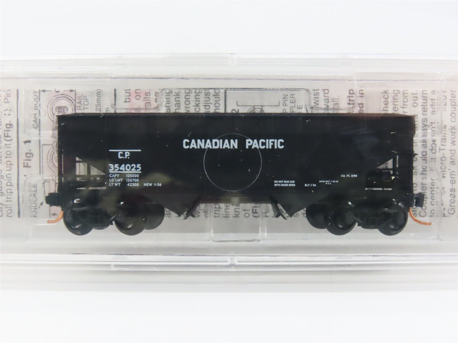 N Scale Micro-Trains MTL 55150 CP Canadian Pacific 33' 2-Bay Hopper 354025 RTR