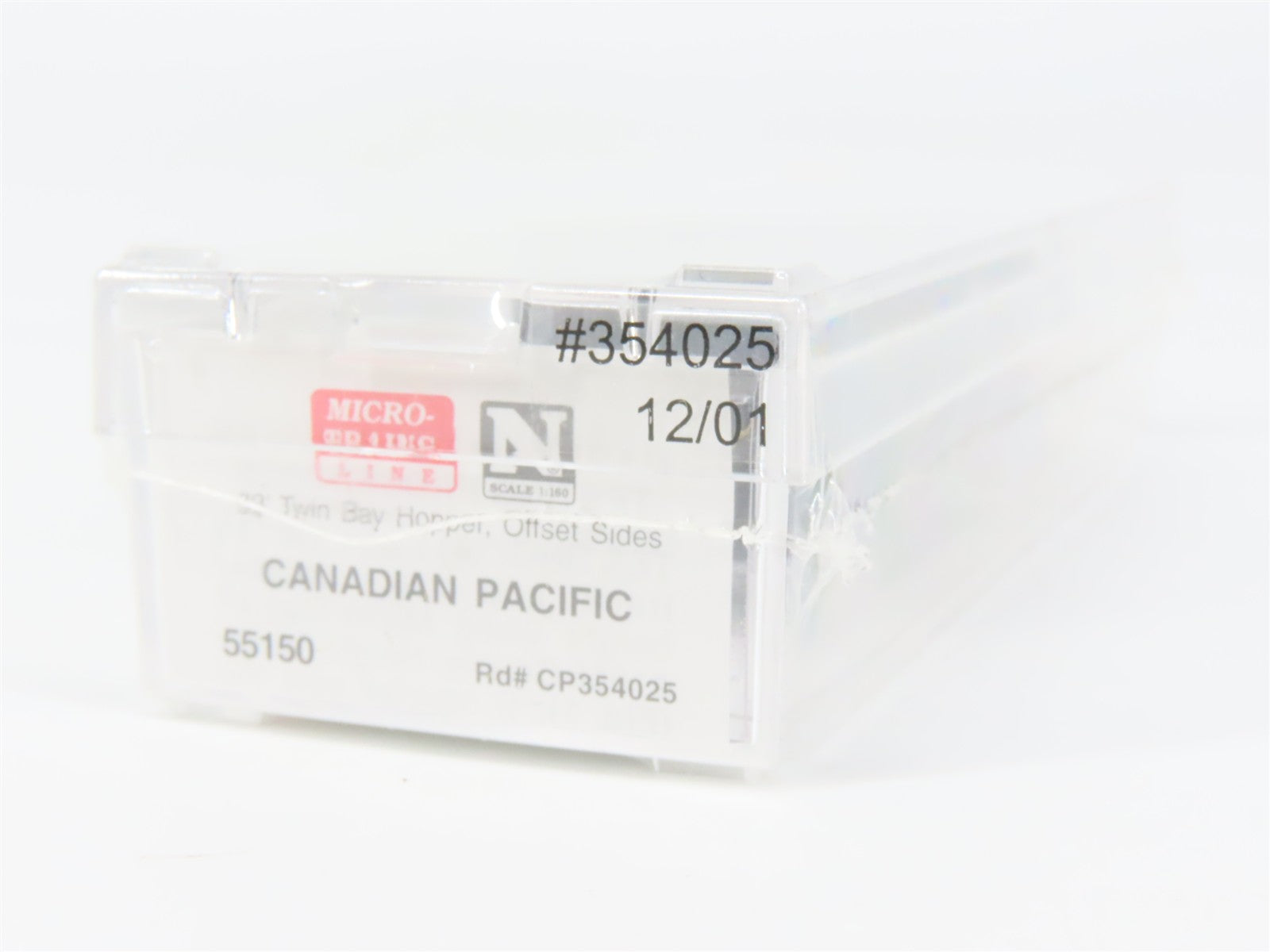N Scale Micro-Trains MTL 55150 CP Canadian Pacific 33' 2-Bay Hopper 354025 RTR
