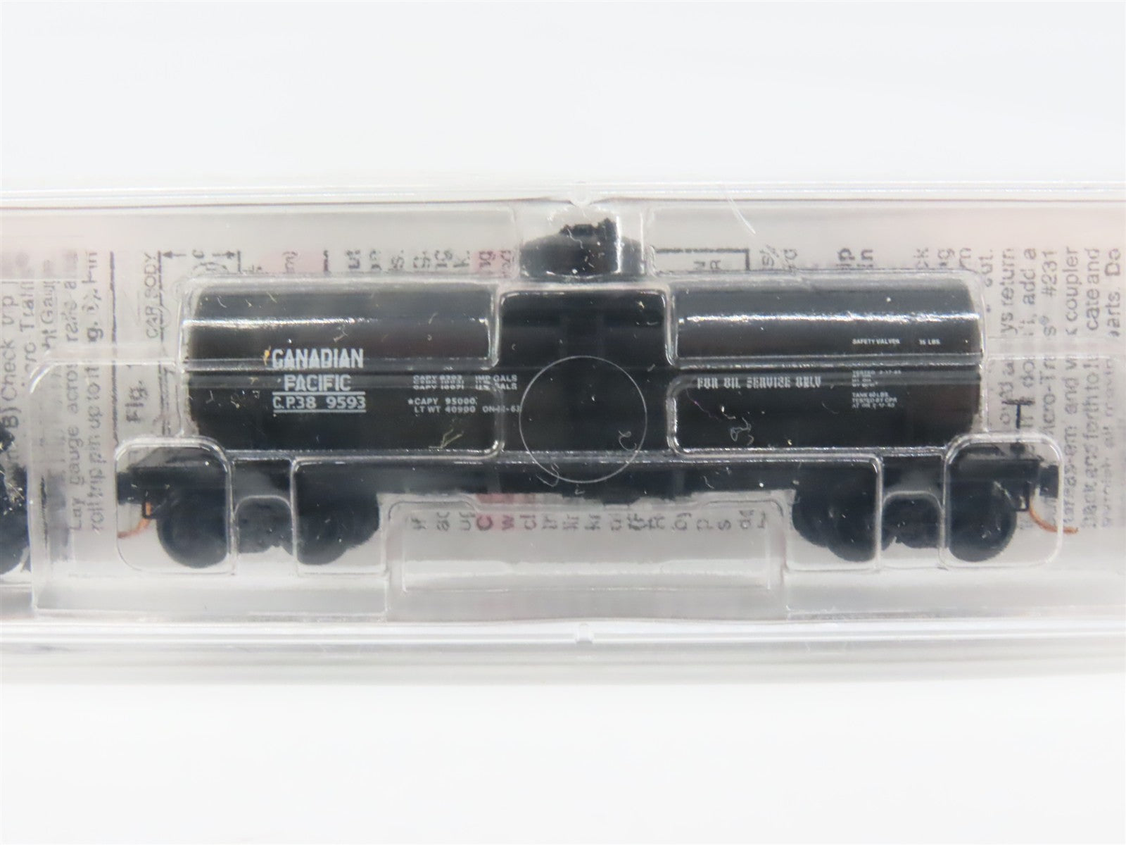 N Scale Micro-Trains MTL 65590 CP Canadian Pacific 39' Single Dome Tank Car RTR