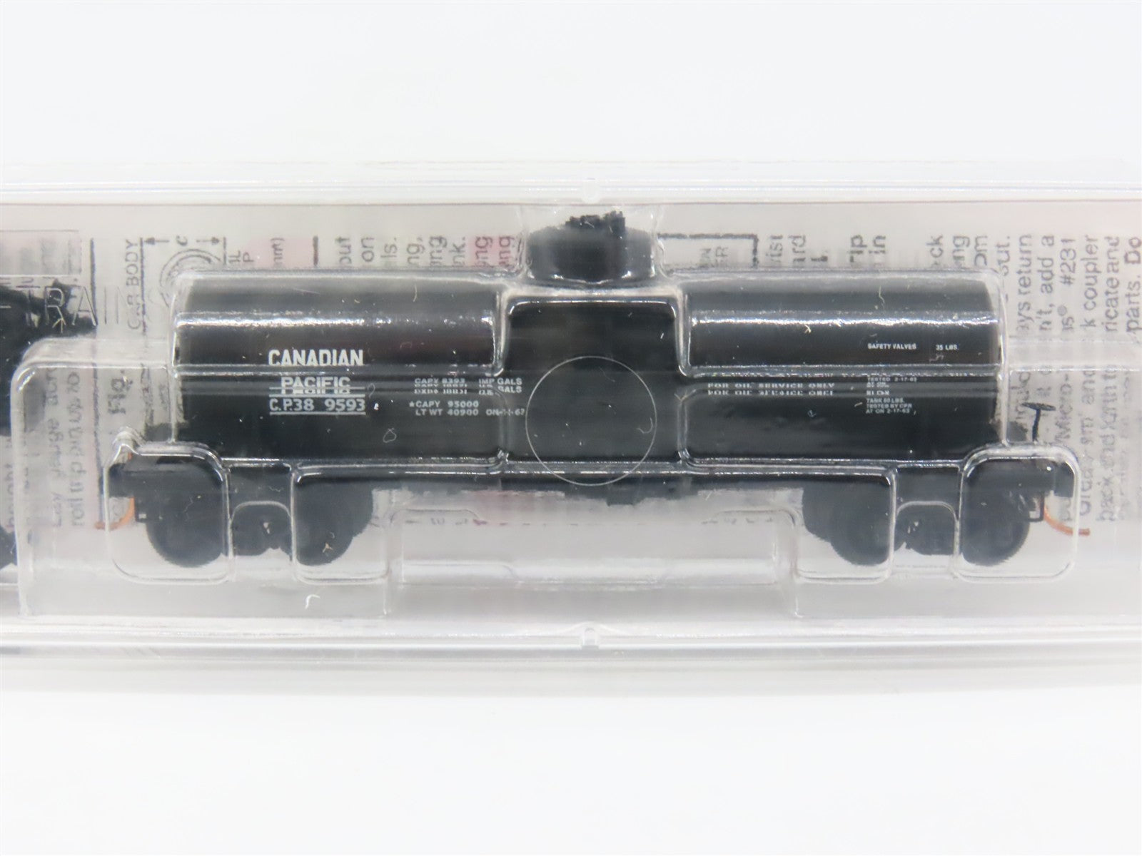 N Scale Micro-Trains MTL 65590 CP Canadian Pacific 39' Single Dome Tank Car RTR