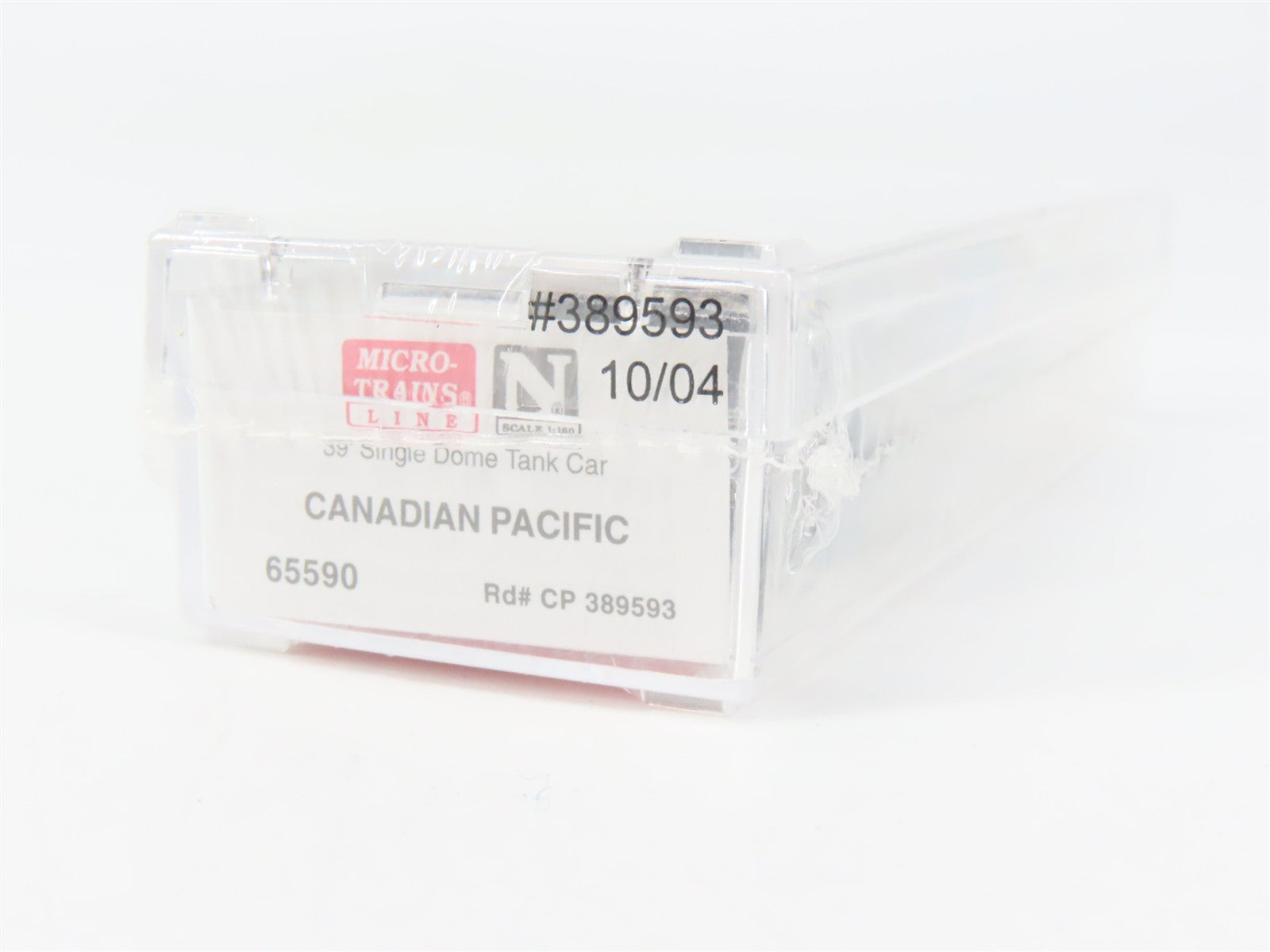 N Scale Micro-Trains MTL 65590 CP Canadian Pacific 39' Single Dome Tank Car RTR