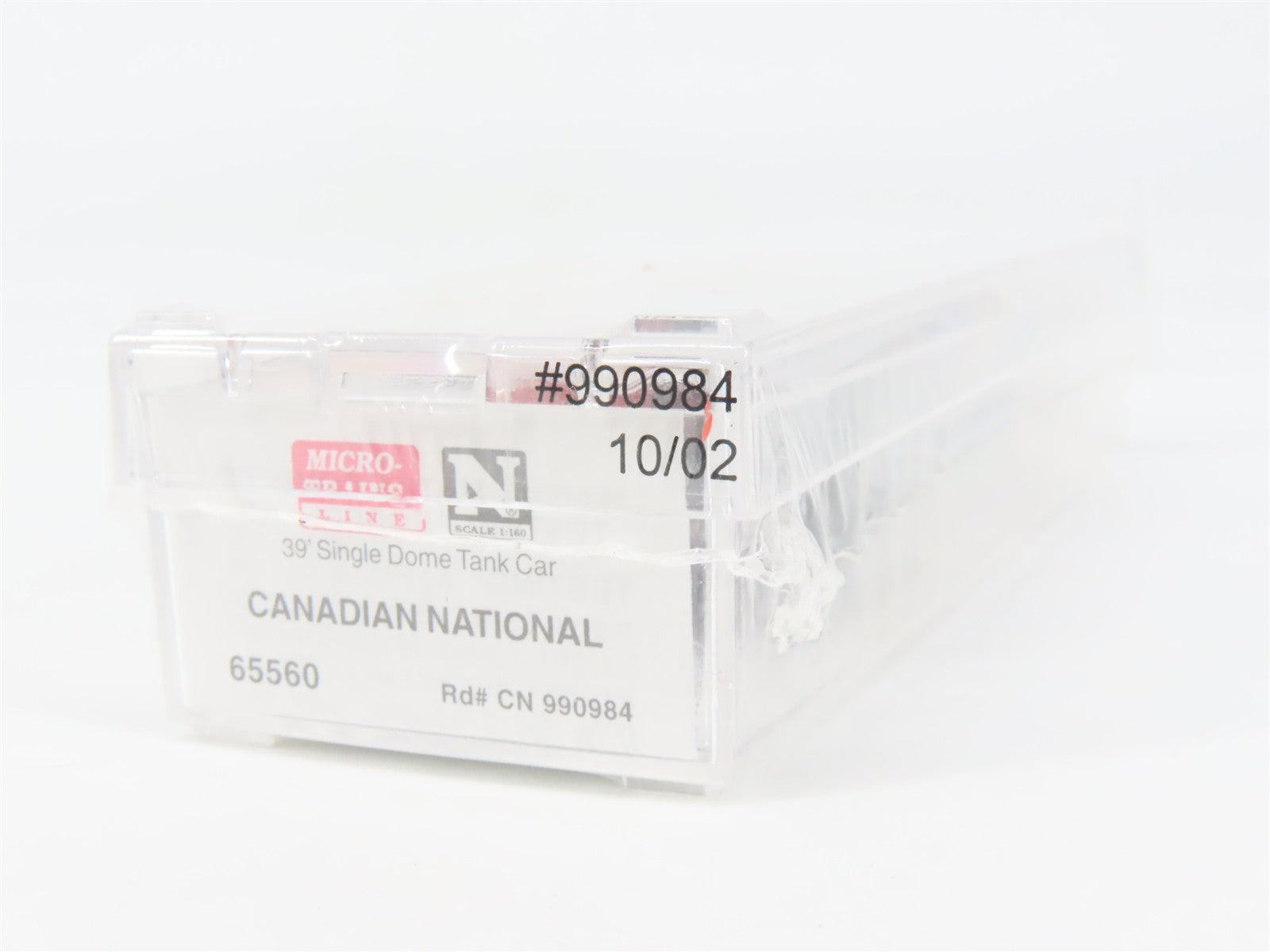 N Scale Micro-Trains MTL 65560 CN Canadian National 39' Tank Car 990984 RTR