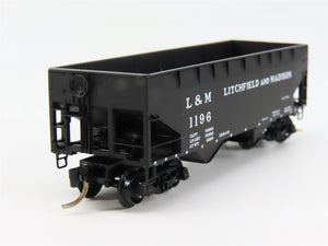 N Scale Micro-Trains MTL 55280 L&M Litchfield & Madison 33' 2-Bay Hopper RTR