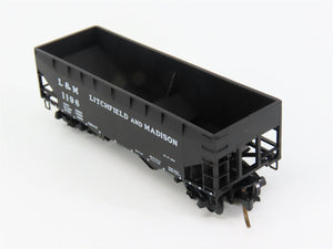 N Scale Micro-Trains MTL 55280 L&M Litchfield & Madison 33' 2-Bay Hopper RTR