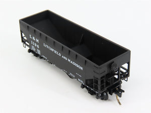 N Scale Micro-Trains MTL 55280 L&M Litchfield & Madison 33' 2-Bay Hopper RTR
