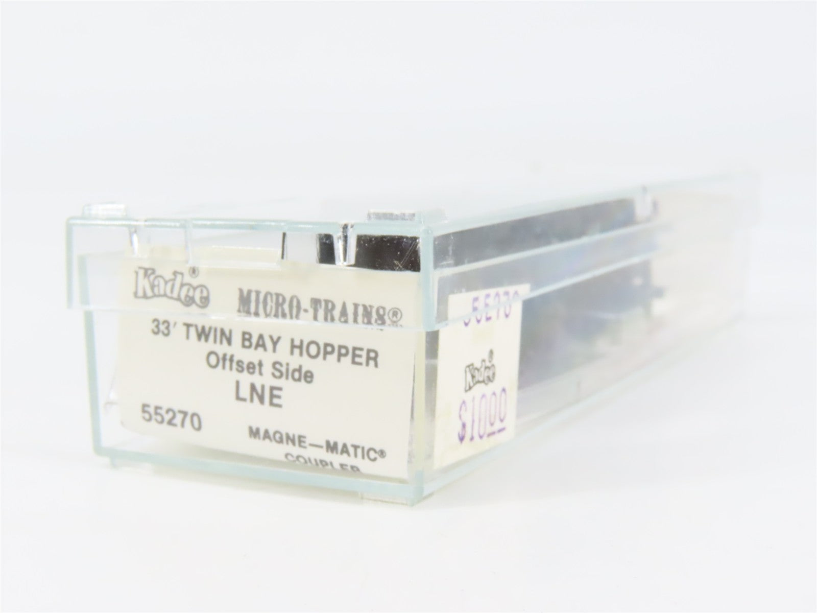 N Scale Micro-Trains MTL 55270 LNE Lehigh & New England 33' 2-Bay Hopper RTR