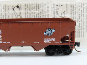 N Scale Micro-Trains MTL 55250 CMO Chicago & North Western 33' 2-Bay Hopper RTR