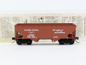 N Scale Micro-Trains MTL 55240 IC Illinois Central 33' 2-Bay Hopper 74825 RTR