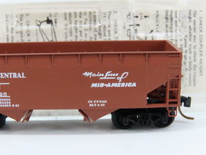 N Scale Micro-Trains MTL 55240 IC Illinois Central 33' 2-Bay Hopper 74825 RTR