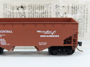 N Scale Micro-Trains MTL 55240 IC Illinois Central 33' 2-Bay Hopper 74825 RTR
