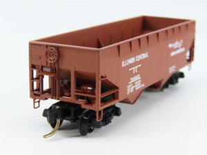 N Scale Micro-Trains MTL 55240 IC Illinois Central 33' 2-Bay Hopper 74825 RTR