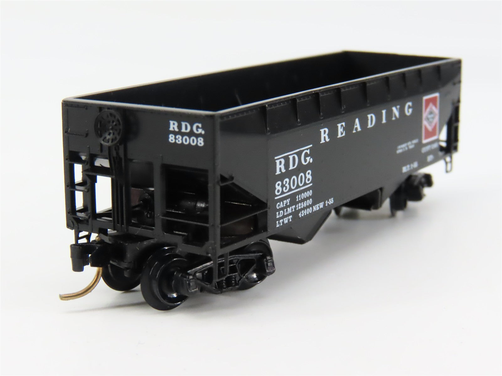 N Scale Micro-Trains MTL 55310 RDG Reading 33' 2-Bay Hopper 83008 RTR