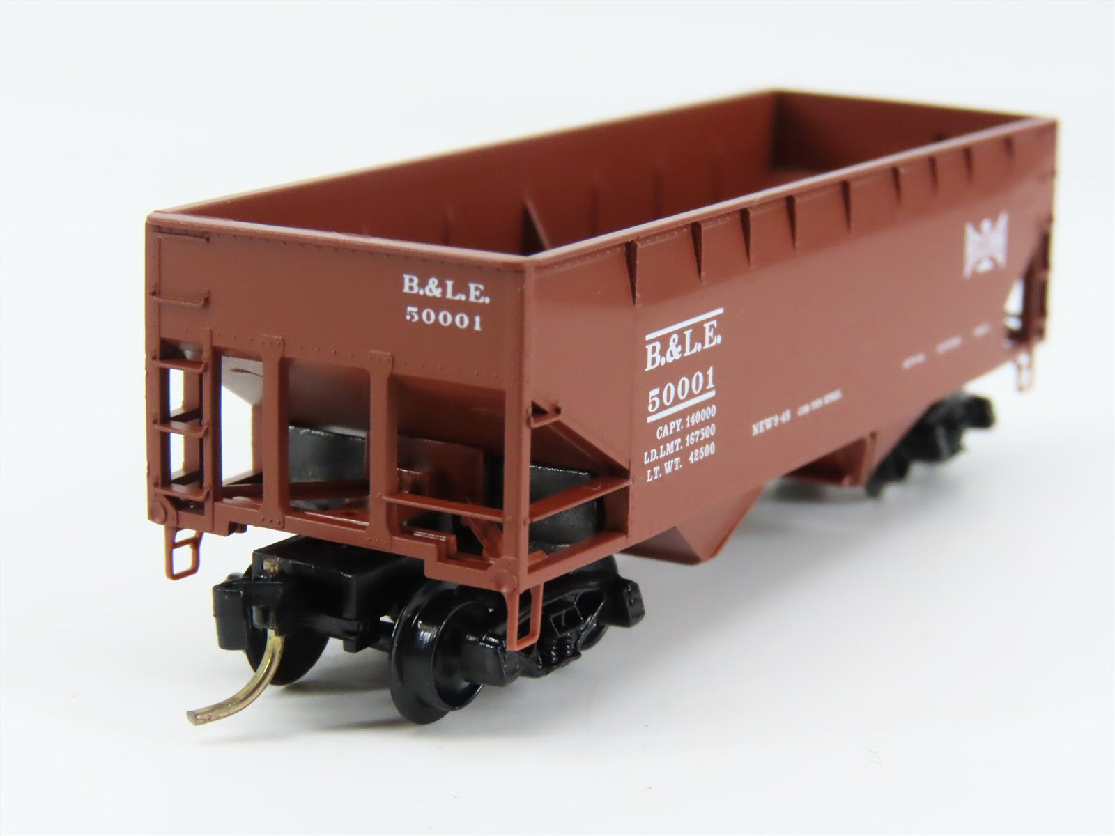 N Scale Micro-Trains MTL 55290 BLE Bessemer & Lake Erie 33' 2-Bay Hopper RTR