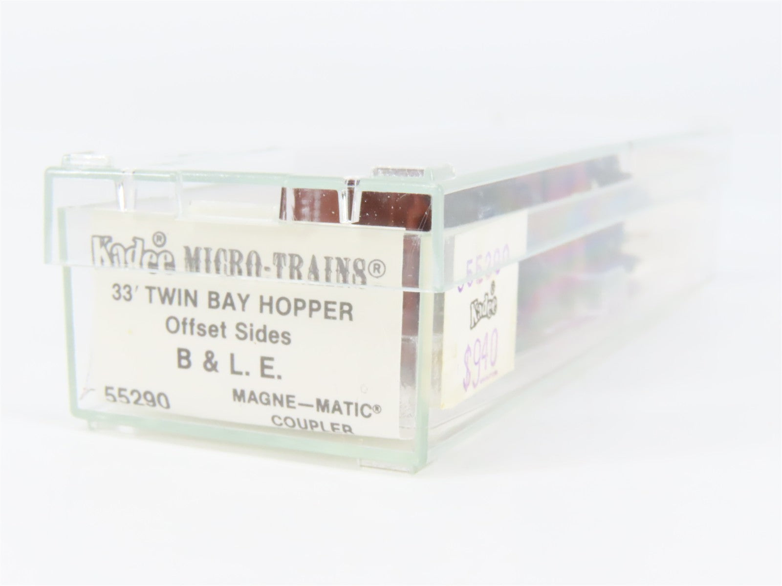N Scale Micro-Trains MTL 55290 BLE Bessemer & Lake Erie 33' 2-Bay Hopper RTR