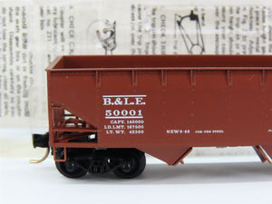 N Scale Micro-Trains MTL 55290 B&LE Bessemer & Lake Erie 33' 2-Bay Hopper RTR