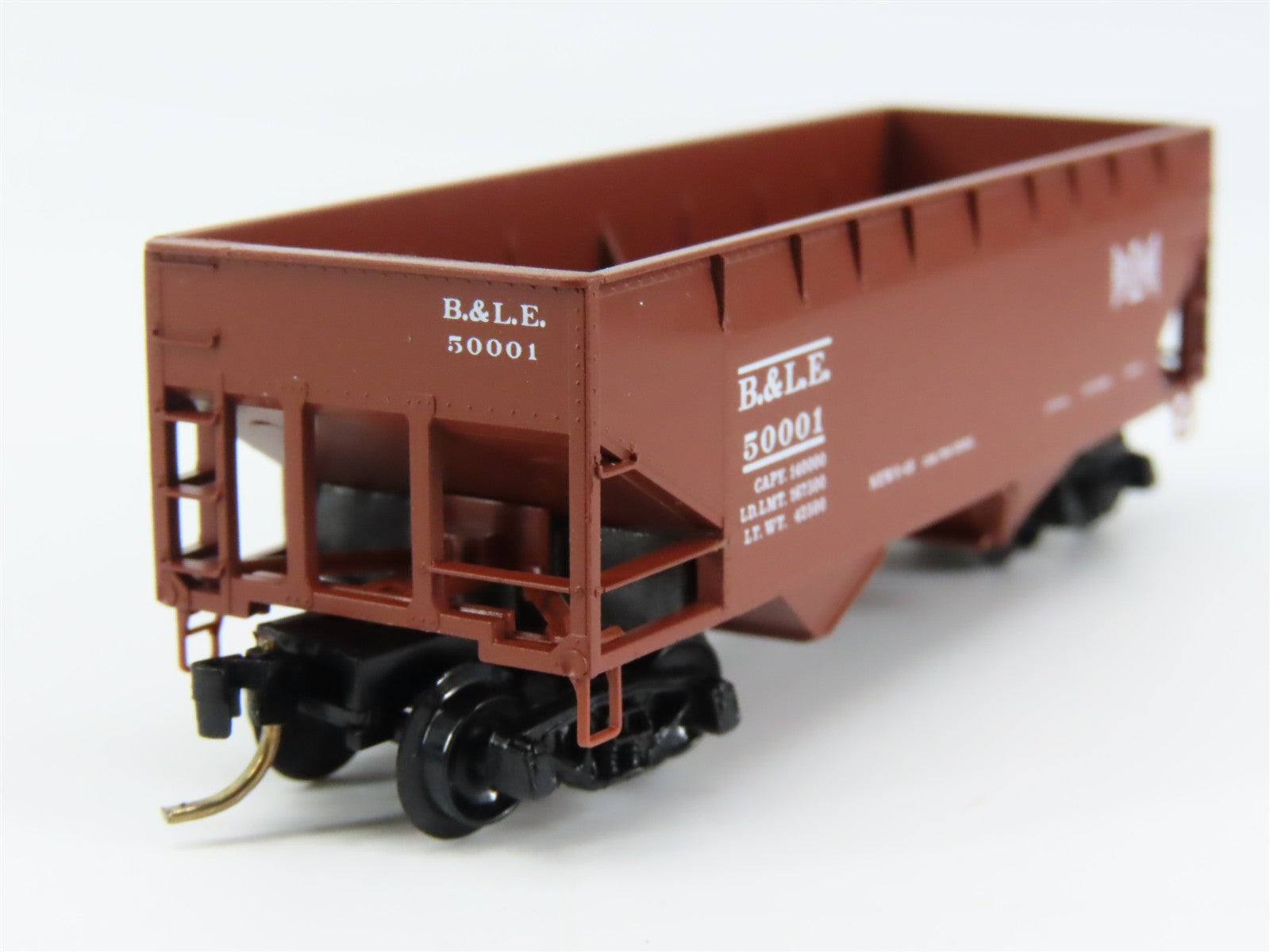 N Scale Micro-Trains MTL 55290 B&LE Bessemer & Lake Erie 33' 2-Bay Hopper RTR