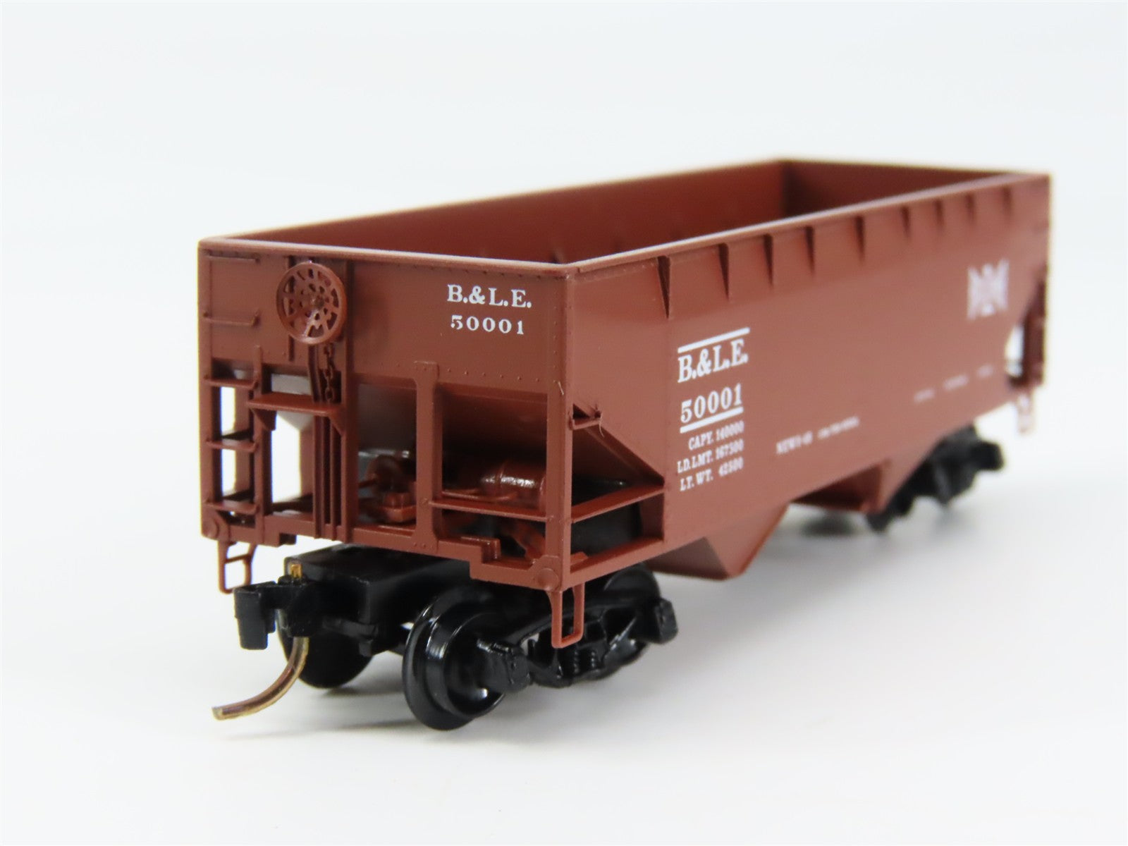 N Scale Micro-Trains MTL 55290 B&LE Bessemer & Lake Erie 33' 2-Bay Hopper RTR