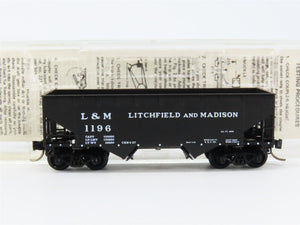 N Scale Micro-Trains MTL 55280 L&M Litchfield & Madison 33' 2-Bay Hopper RTR