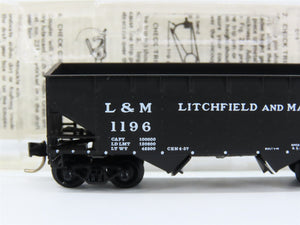 N Scale Micro-Trains MTL 55280 L&M Litchfield & Madison 33' 2-Bay Hopper RTR