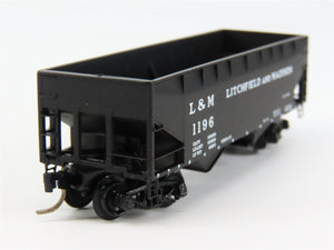 N Scale Micro-Trains MTL 55280 L&M Litchfield & Madison 33' 2-Bay Hopper RTR