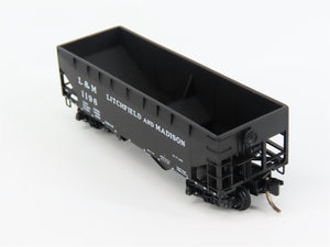 N Scale Micro-Trains MTL 55280 L&M Litchfield & Madison 33' 2-Bay Hopper RTR