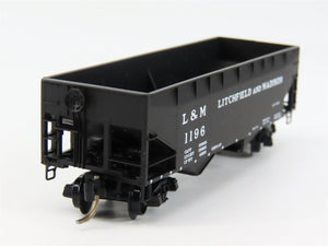 N Scale Micro-Trains MTL 55280 L&M Litchfield & Madison 33' 2-Bay Hopper RTR