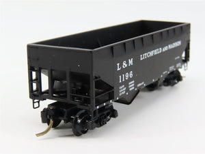 N Scale Micro-Trains MTL 55280 L&M Litchfield and Madison 33' 2-Bay Hopper RTR