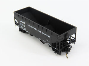 N Scale Micro-Trains MTL 55280 L&M Litchfield and Madison 33' 2-Bay Hopper RTR