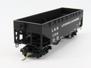 N Scale Micro-Trains MTL 55280 L&M Litchfield and Madison 33' 2-Bay Hopper RTR