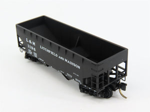 N Scale Micro-Trains MTL 55280 L&M Litchfield and Madison 33' 2-Bay Hopper RTR