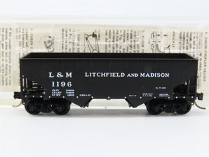 N Scale Micro-Trains MTL 55280 L & M Litchfield & Madison 33' 2-Bay Hopper RTR
