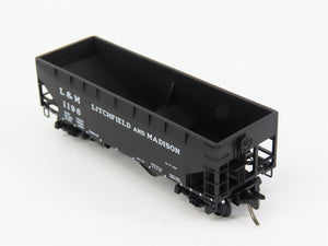 N Scale Micro-Trains MTL 55280 L & M Litchfield & Madison 33' 2-Bay Hopper RTR