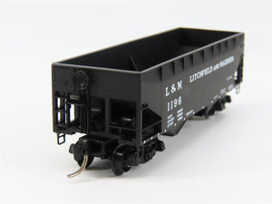 N Scale Micro-Trains MTL 55280 L & M Litchfield & Madison 33' 2-Bay Hopper RTR