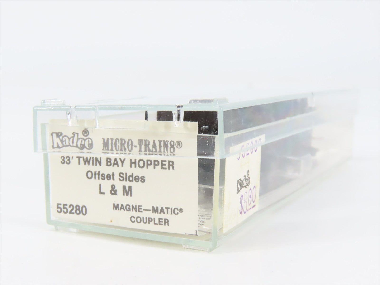 N Scale Micro-Trains MTL 55280 L & M Litchfield & Madison 33' 2-Bay Hopper RTR